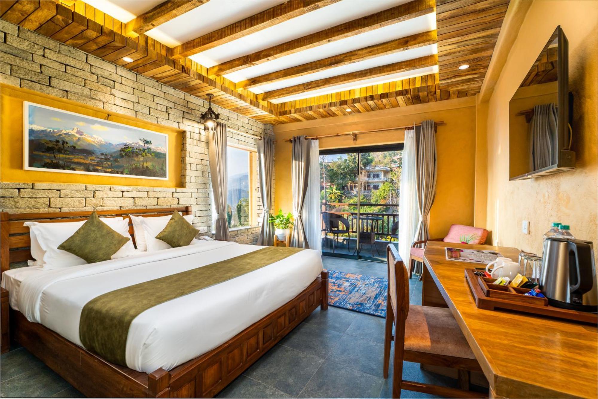 Bar Peepal Resort Pókhara Exteriér fotografie Deluxe Room