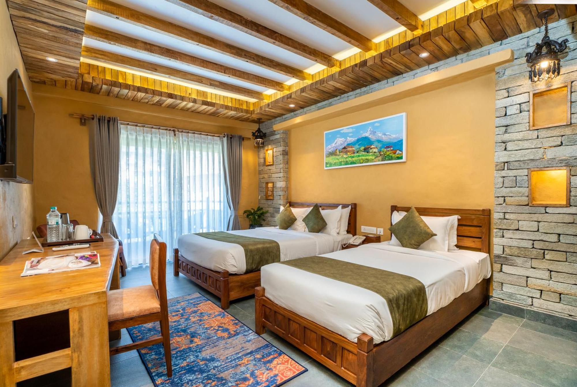 Bar Peepal Resort Pókhara Exteriér fotografie Deluxe Room