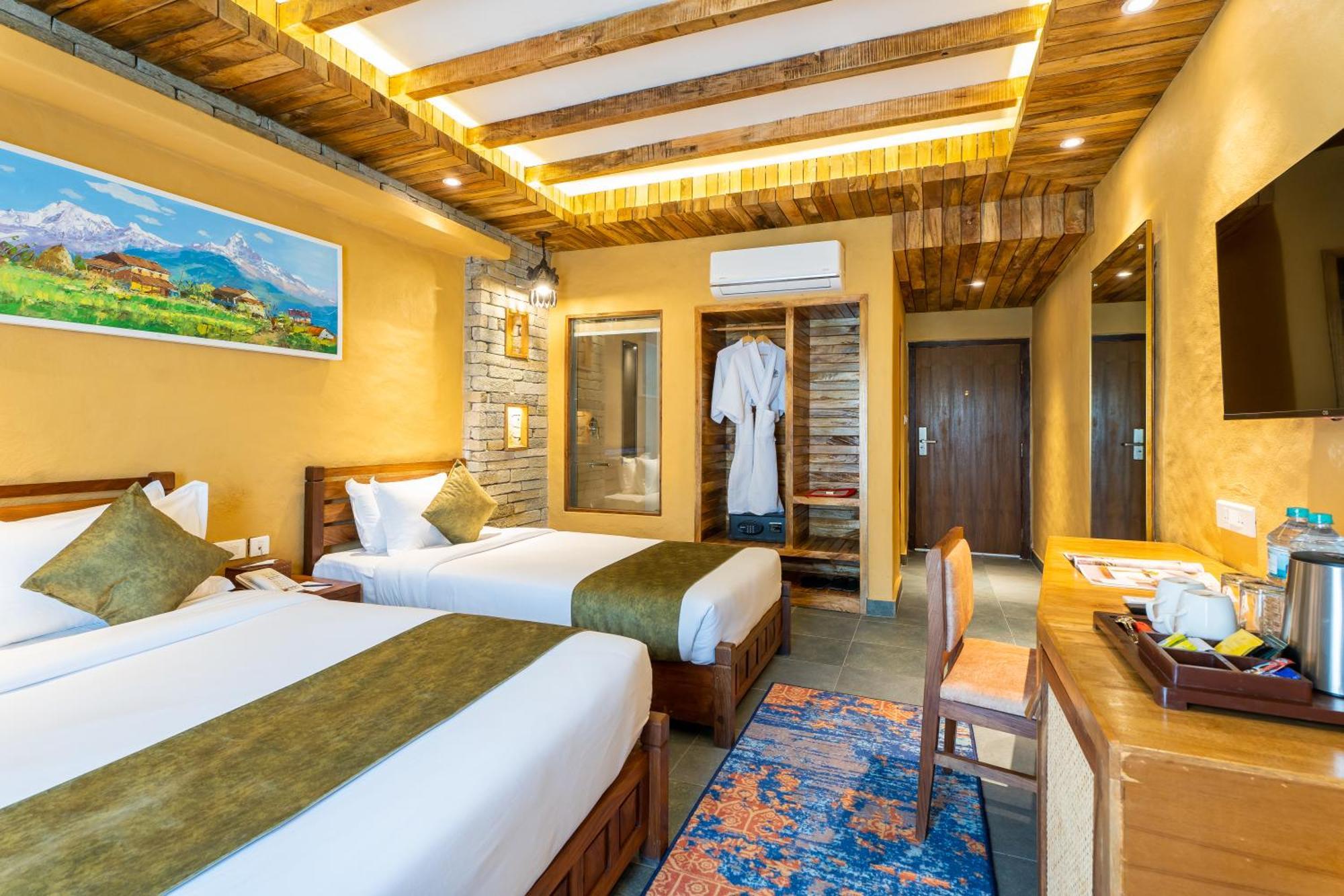 Bar Peepal Resort Pókhara Exteriér fotografie Deluxe Room