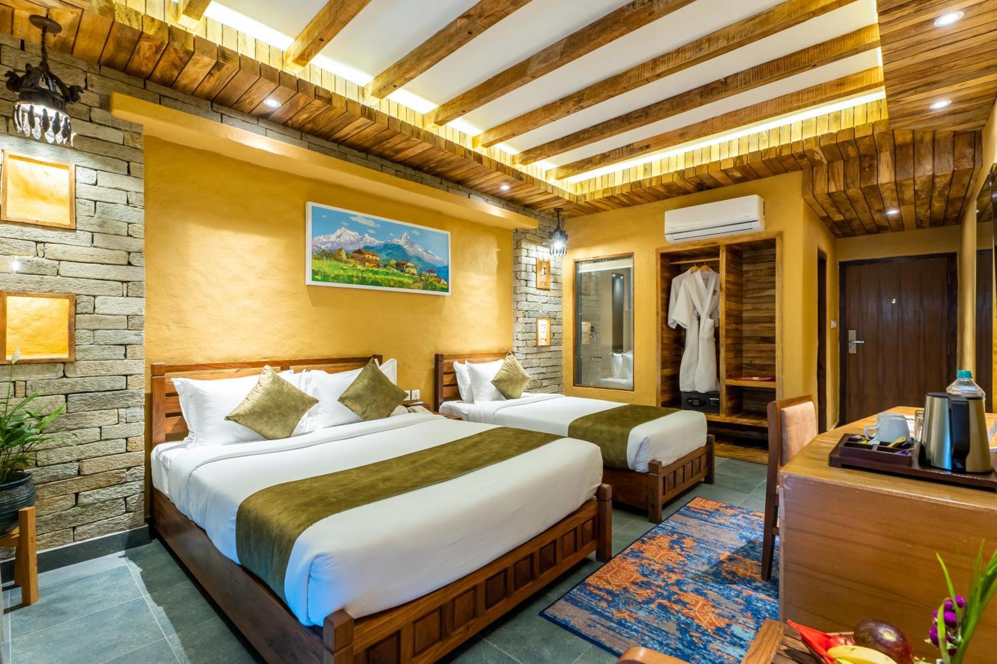 Bar Peepal Resort Pókhara Exteriér fotografie Deluxe Room