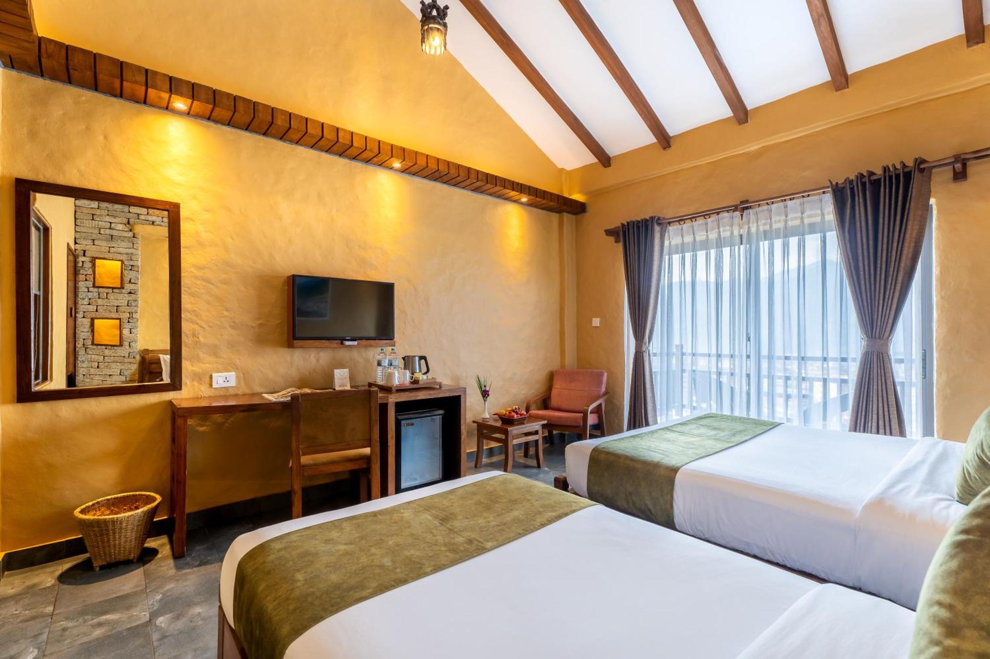 Bar Peepal Resort Pókhara Exteriér fotografie Deluxe Room